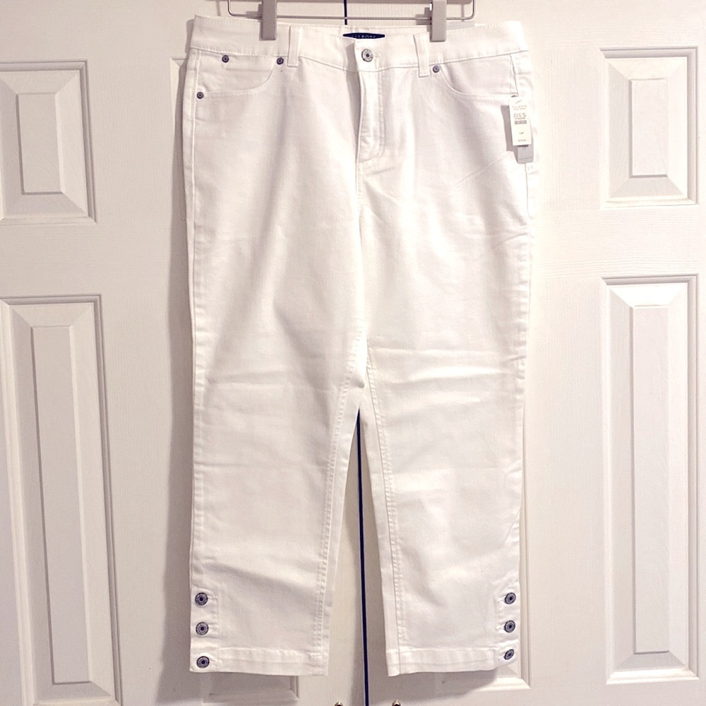 🌼*NWT* Talbots SIMPLY 5-Pocket Crop Jeans